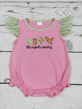Baby Girl Hunting Appliqué Bubble